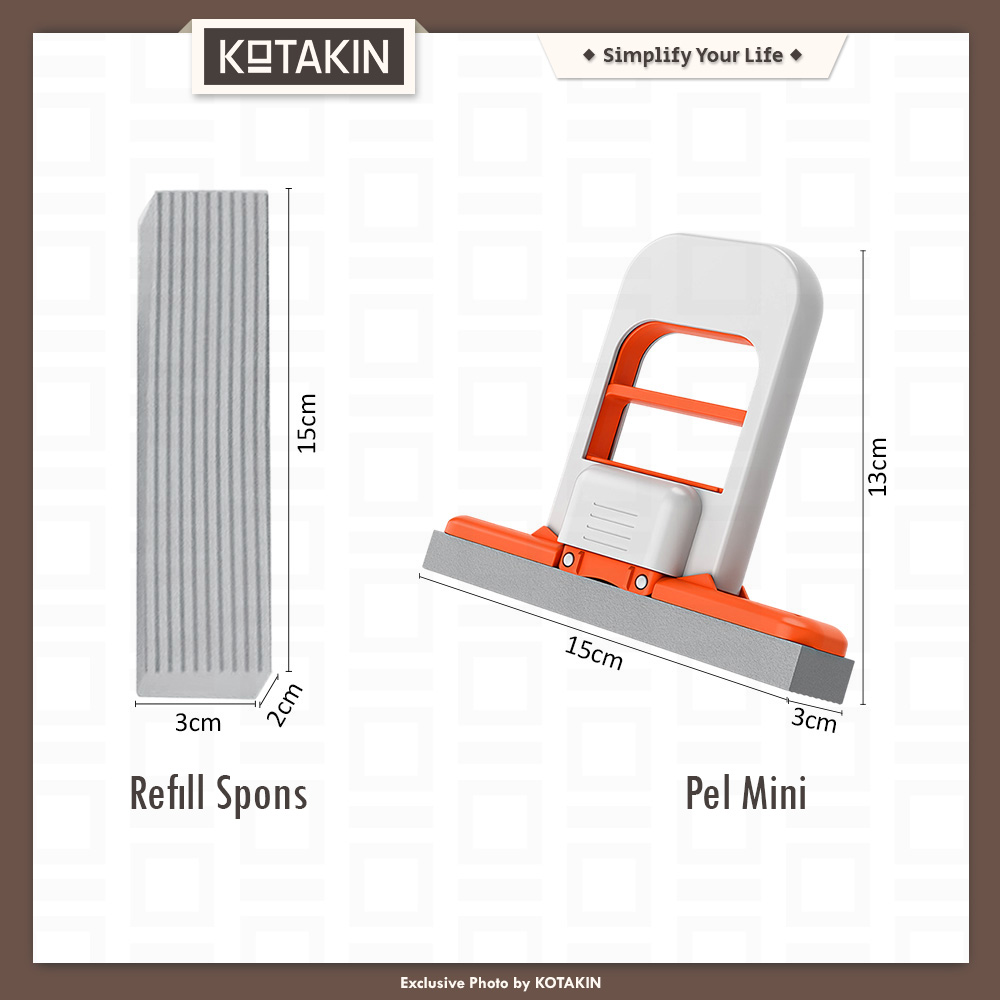 Mini Mop Alat Pel Kecil Portable